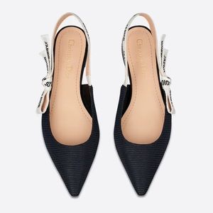 J'ADIOR SLINGBACK BALLERINA FLATS